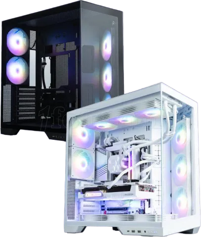 Photo de Boitier Moyen Tour ATX Zalman D50 RGB avec panneaux vitrés (Noir)