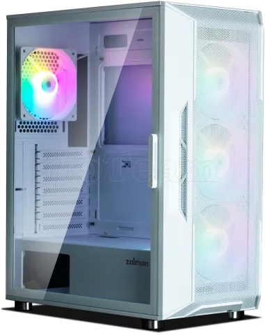 Photo de Boitier Moyen Tour ATX Zalman I3 Neo RGB avec panneau vitré (Blanc)