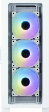 Photo de Boitier Moyen Tour ATX Zalman I3 Neo TG RGB avec panneaux vitrés (Blanc)