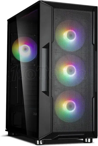 Photo de Boitier Moyen Tour ATX Zalman I3 Neo V2 ARGB avec panneau vitré (Noir)