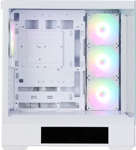 Photo de Boitier Moyen Tour ATX Zalman P40 DS RGB avec panneaux vitrés (Blanc)