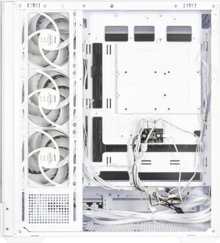 Photo de Boitier Moyen Tour ATX Zalman P40 DS RGB avec panneaux vitrés (Blanc)