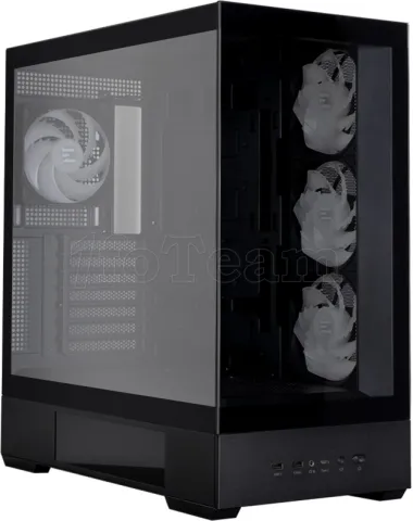 Photo de Boitier Moyen Tour ATX Zalman P40 DS RGB avec panneaux vitrés (Noir)