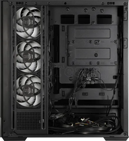 Photo de Boitier Moyen Tour ATX Zalman P40 DS RGB avec panneaux vitrés (Noir)