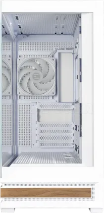 Photo de Boitier Moyen Tour ATX Zalman P40 Namu RGB avec panneaux vitrés (Blanc)