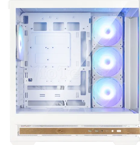 Photo de Boitier Moyen Tour ATX Zalman P40 Namu RGB avec panneaux vitrés (Blanc)