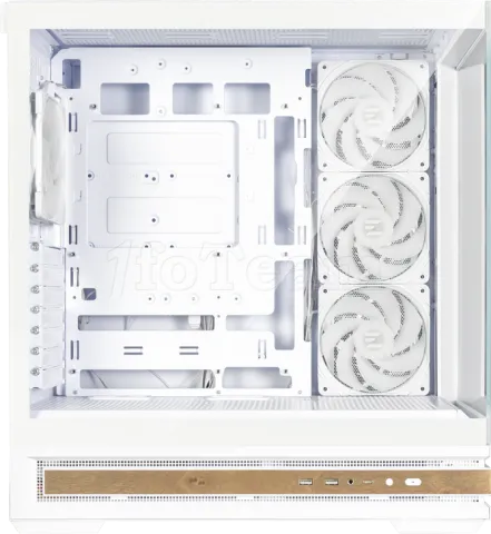 Photo de Boitier Moyen Tour ATX Zalman P40 Namu RGB avec panneaux vitrés (Blanc)