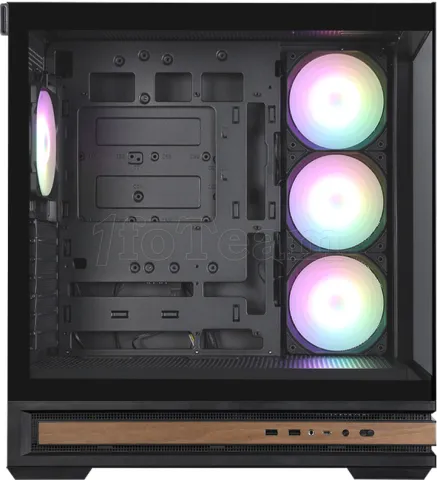 Photo de Boitier Moyen Tour ATX Zalman P40 Namu RGB avec panneaux vitrés (Noir)