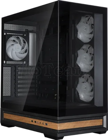 Photo de Boitier Moyen Tour ATX Zalman P40 Namu RGB avec panneaux vitrés (Noir)
