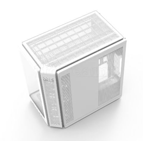 Photo de Boitier Moyen Tour ATX Zalman P60 ARGB avec panneaux vitrés (Blanc)