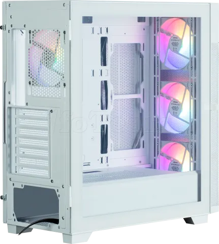 Photo de Boitier Moyen Tour ATX Zalman S5 Neo RGB avec panneaux vitrés (Blanc)