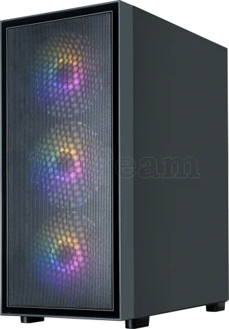 Photo de Boitier Moyen Tour ATX Zalman S6 RGB avec panneau vitré (Noir)