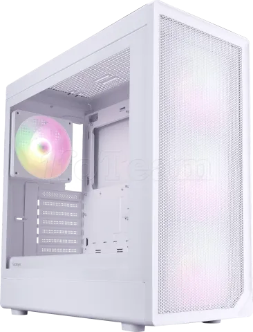 Photo de Boitier Moyen Tour E-ATX 1stPlayer AU8 RGB avec panneau vitré (Blanc)