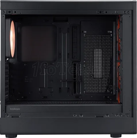 Photo de Boitier Moyen Tour E-ATX 1stPlayer AU8 RGB avec panneau vitré (Noir)