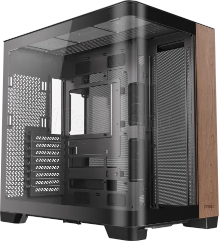 Photo de Boitier Moyen Tour E-ATX Antec Constellation C8 Curve Wood avec panneaux vitrés (Noir)