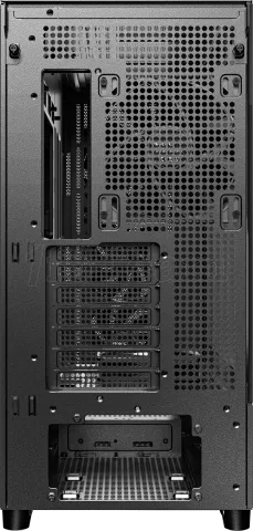 Photo de Boitier Moyen Tour E-ATX Antec Flux avec panneau vitré (Noir/Marron)