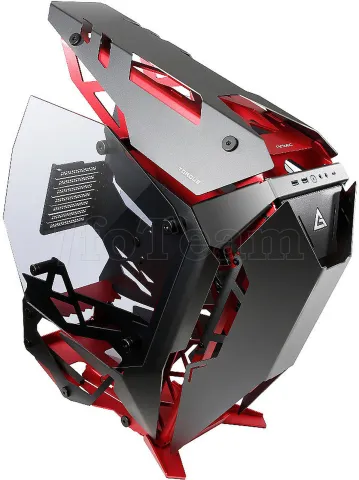 Photo de Boitier Moyen Tour E-ATX Antec Torque avec panneau vitré (Noir/Rouge)