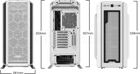 Photo de Boitier Moyen Tour E-ATX Be Quiet Silent Base 802 avec panneau vitré (Blanc)