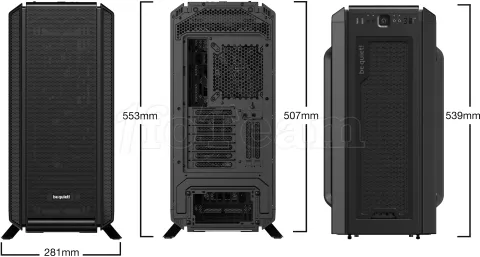 Photo de Boitier Moyen Tour E-ATX Be Quiet Silent Base 802 avec panneau vitré (Noir)