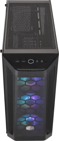 Photo de Boitier Moyen Tour E-ATX Cooler Master MasterBox MB511 RGB avec panneau vitré (Noir)