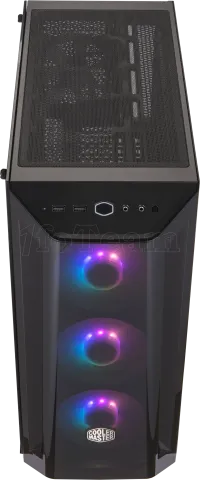 Photo de Boitier Moyen Tour E-ATX Cooler Master MasterBox MB520-A RGB avec panneau vitré (Noir)