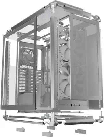 Photo de Boitier Moyen Tour E-ATX Cooler Master MasterFrame 500 Mesh avec panneau vitré (Argent)