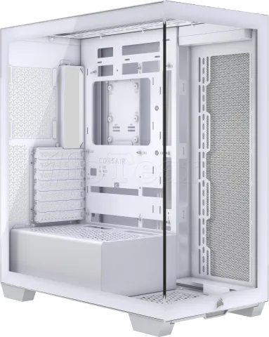 Photo de Boitier Moyen Tour E-ATX Corsair 3500X avec panneaux vitrés (Blanc)
