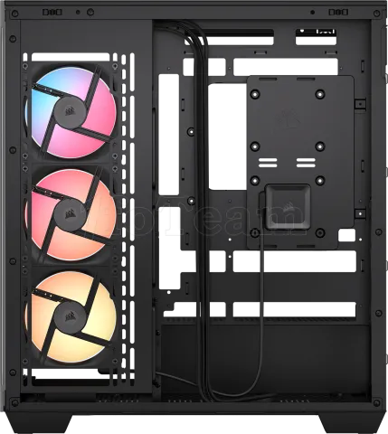 Photo de Boitier Moyen Tour E-ATX Corsair 3500X LX-R iCue Link RGB avec panneaux vitrés (Noir)