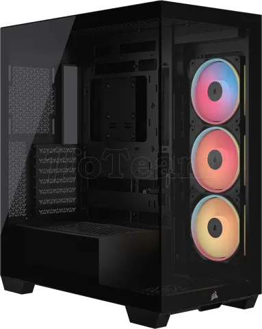 Photo de Boitier Moyen Tour E-ATX Corsair 3500X LX-R iCue Link RGB avec panneaux vitrés (Noir)