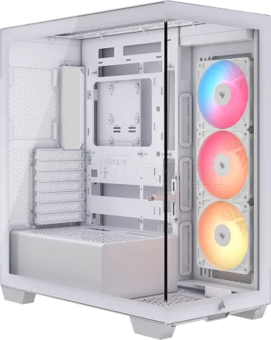 Photo de Boitier Moyen Tour E-ATX Corsair 3500X RS-R RGB avec panneaux vitrés (Blanc)