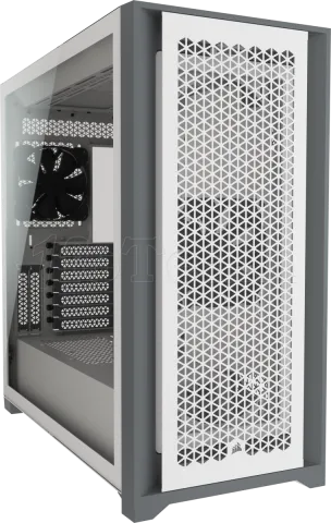 Photo de Boitier Moyen Tour E-ATX Corsair 5000D Airflow avec panneau vitré  (Blanc)