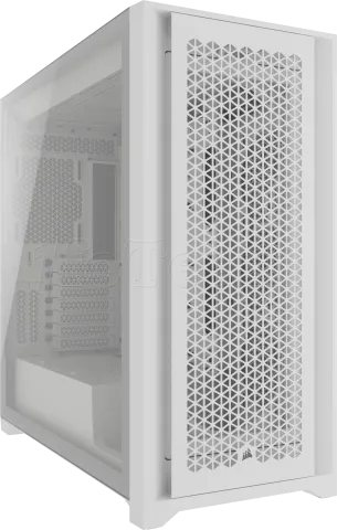 Photo de Boitier Moyen Tour E-ATX Corsair 5000D Core Airflow avec panneau vitré  (Blanc)