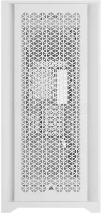 Photo de Boitier Moyen Tour E-ATX Corsair 5000D Core Airflow avec panneau vitré  (Blanc)