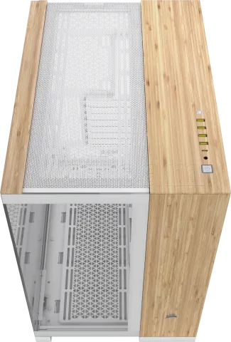Photo de Boitier Moyen Tour E-ATX Corsair 6500X avec panneaux vitrés (Blanc/Marron)