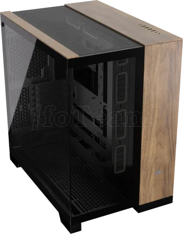 Photo de Boitier Moyen Tour E-ATX Corsair 6500X avec panneaux vitrés (Noir/Marron)