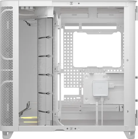 Photo de Boitier Moyen Tour E-ATX Corsair Air 5400 LX-R iCue Link RGB avec panneaux vitrés (Blanc)