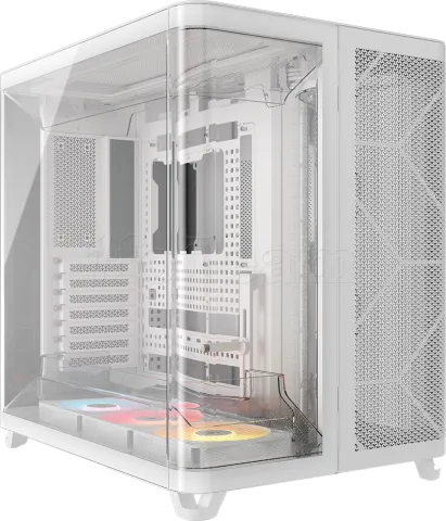 Photo de Boitier Moyen Tour E-ATX Corsair Air 5400 RS-R RGB avec panneaux vitrés (Blanc)