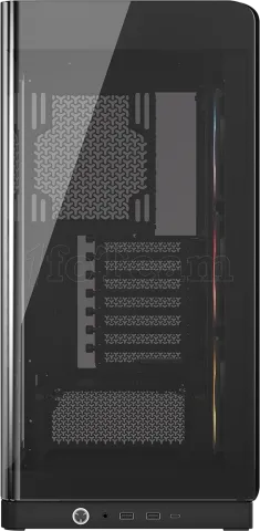 Photo de Boitier Moyen Tour E-ATX Corsair Frame 4500X LX-R iCue Link Panoramic RGB avec panneaux vitrés (Noir)