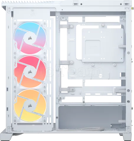 Photo de Boitier Moyen Tour E-ATX Corsair Frame 4500X RS-R Panoramic RGB avec panneaux vitrés (Blanc)