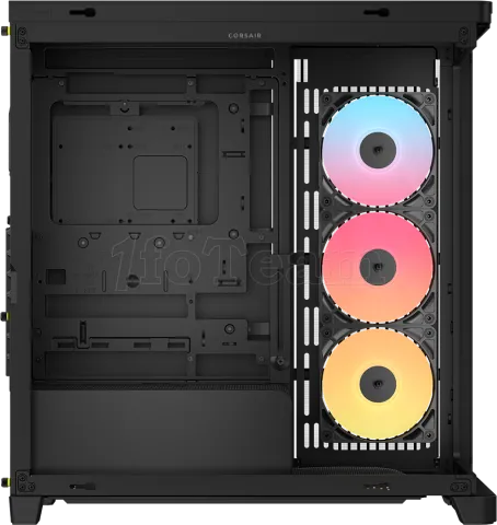 Photo de Boitier Moyen Tour E-ATX Corsair Frame 4500X RS-R Panoramic RGB avec panneaux vitrés (Noir)