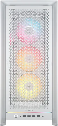 Photo de Boitier Moyen Tour E-ATX Corsair Frame 5000D RS RGB avec panneau vitré (Blanc)