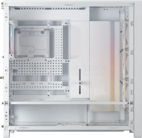 Photo de Boitier Moyen Tour E-ATX Corsair Frame 5000D RS RGB avec panneau vitré (Blanc)
