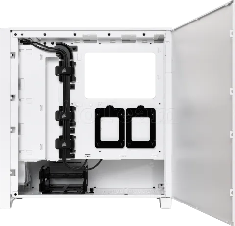 Photo de Boitier Moyen Tour E-ATX Corsair iCue 4000D Airflow RGB avec panneaux vitrés (Blanc)