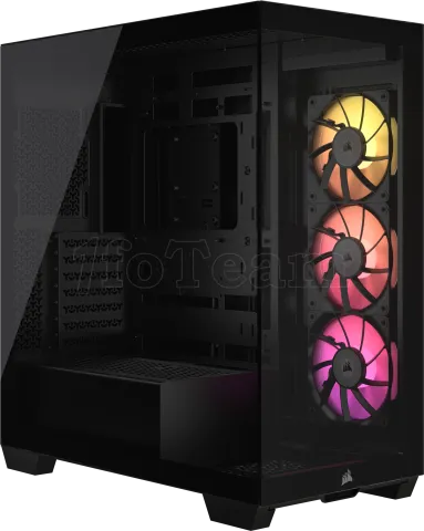 Photo de Boitier Moyen Tour E-ATX Corsair iCue Link 3500X RGB avec panneaux vitrés (Noir)