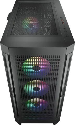 Photo de Boitier Moyen Tour E-ATX Cougar DuoFace Pro RGB avec panneaux vitrés (Noir)