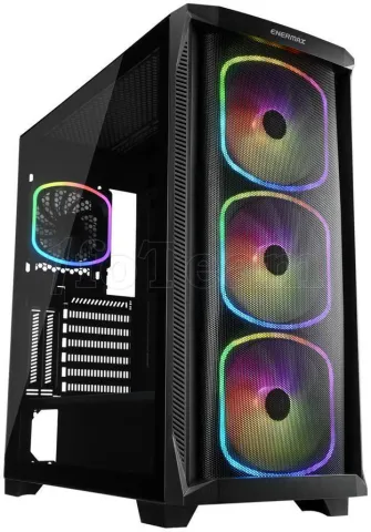 Photo de Boitier Moyen Tour E-ATX Enermax StarryKnight SK30 RGB avec panneaux vitrés (Noir)