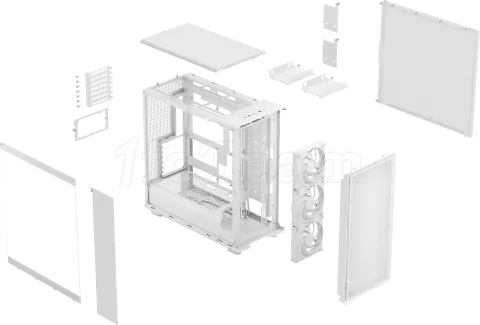 Photo de Boitier Moyen Tour E-ATX Fractal Design Epoch XL avec panneau vitré (Blanc)
