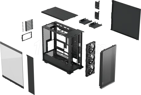 Photo de Boitier Moyen Tour E-ATX Fractal Design Epoch XL RGB avec panneau vitré (Noir)