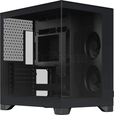 Photo de Boitier Moyen Tour E-ATX Fractal Design Pop 2 Vision avec panneaux vitrés (Noir)