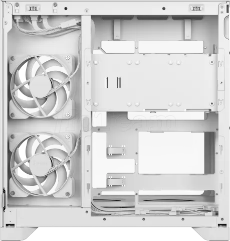 Photo de Boitier Moyen Tour E-ATX Fractal Design Pop 2 Vision RGB avec panneaux vitrés (Blanc)